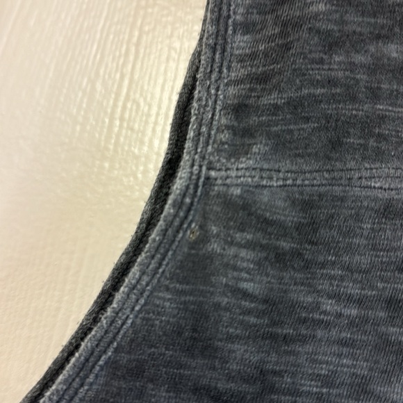 Free People dark grey semi sheer lace boho sleeveless tank top S - Picture 10 of 10